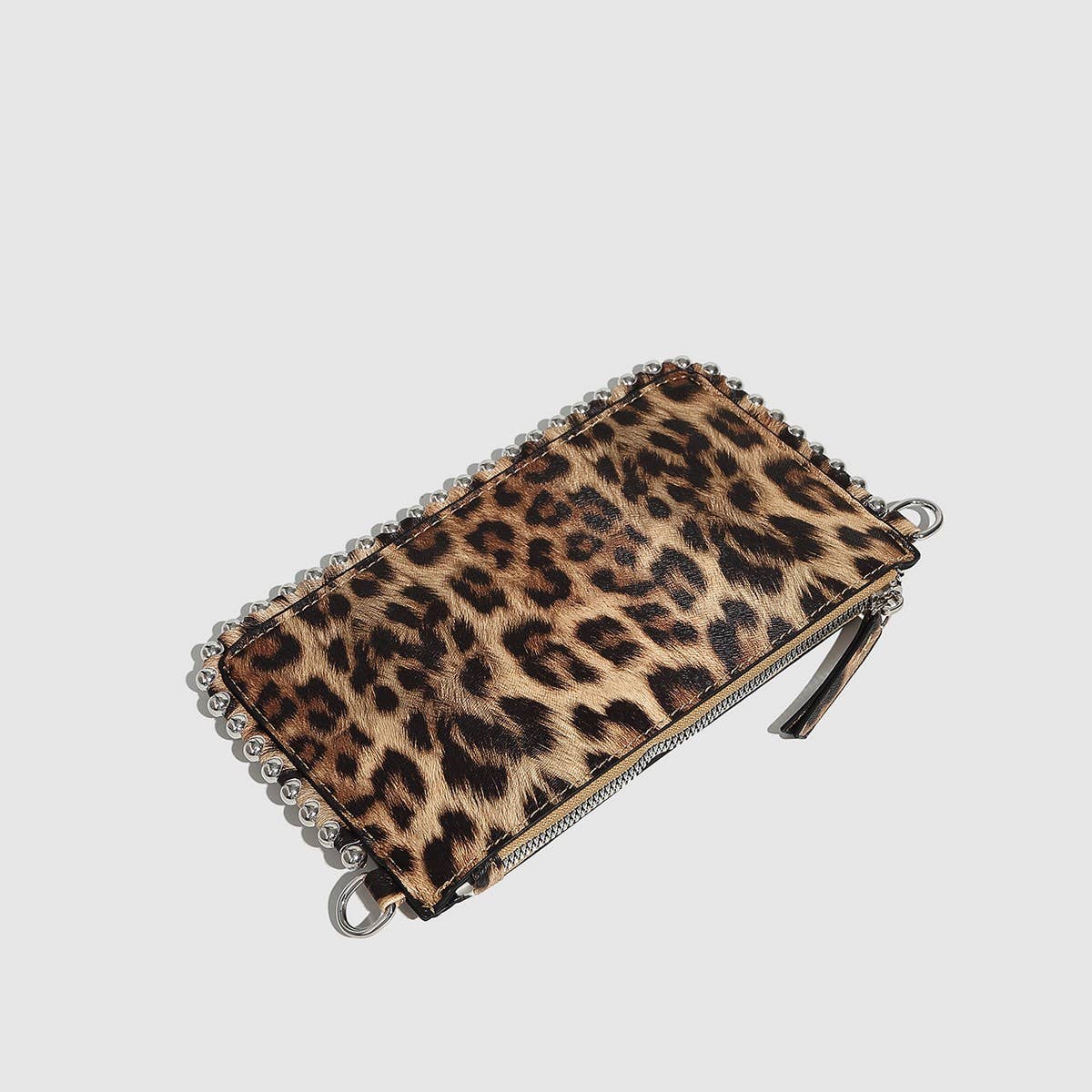 Studded Beaded Chain Mini Shoulder Bag_CWAB5720