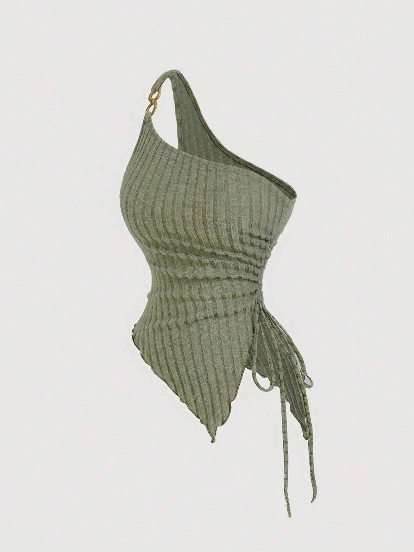 Women¡¯s Sexy One-Shoulder Fitted Tank Top