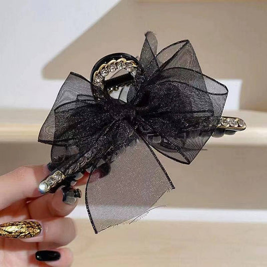 WOMEN RETRO BOW RHINESTONE CLIP_CWAHA0535