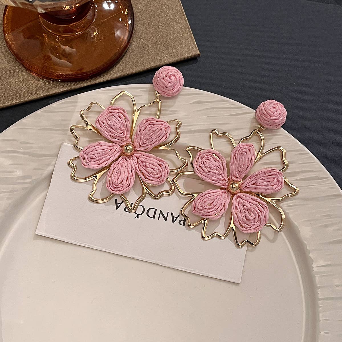 Dopamine vacation-style sweet earrings