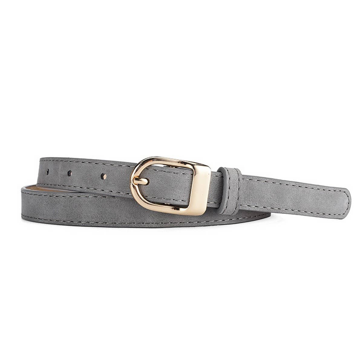 CWABE01257_FASHION ALLOY D BUCKLE BELT FOR WOMEN JEANS DRESS