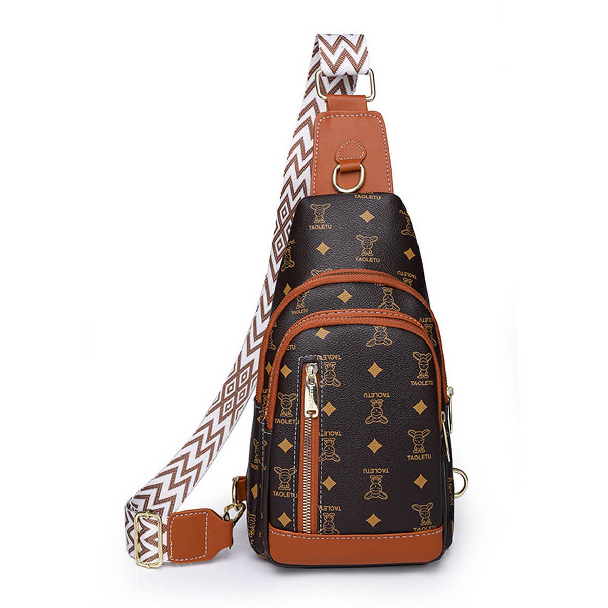 OUTDOOR LEISURE PRINTED SHOULDER BAG MESSENGER BAG_CWAB2719