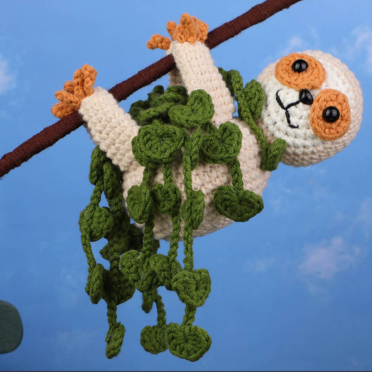 CUTE SLOTH CROCHET MATERIAL BAG