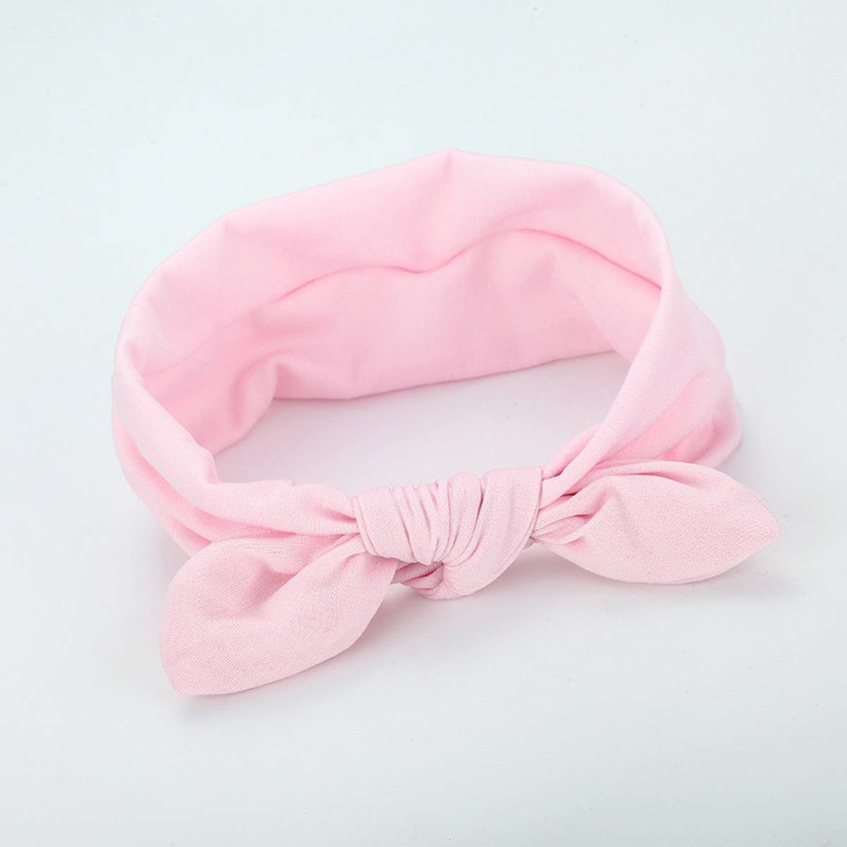 CWAHA6414_BOWKNOT FABRIC RABBIT EAR HEADBAND