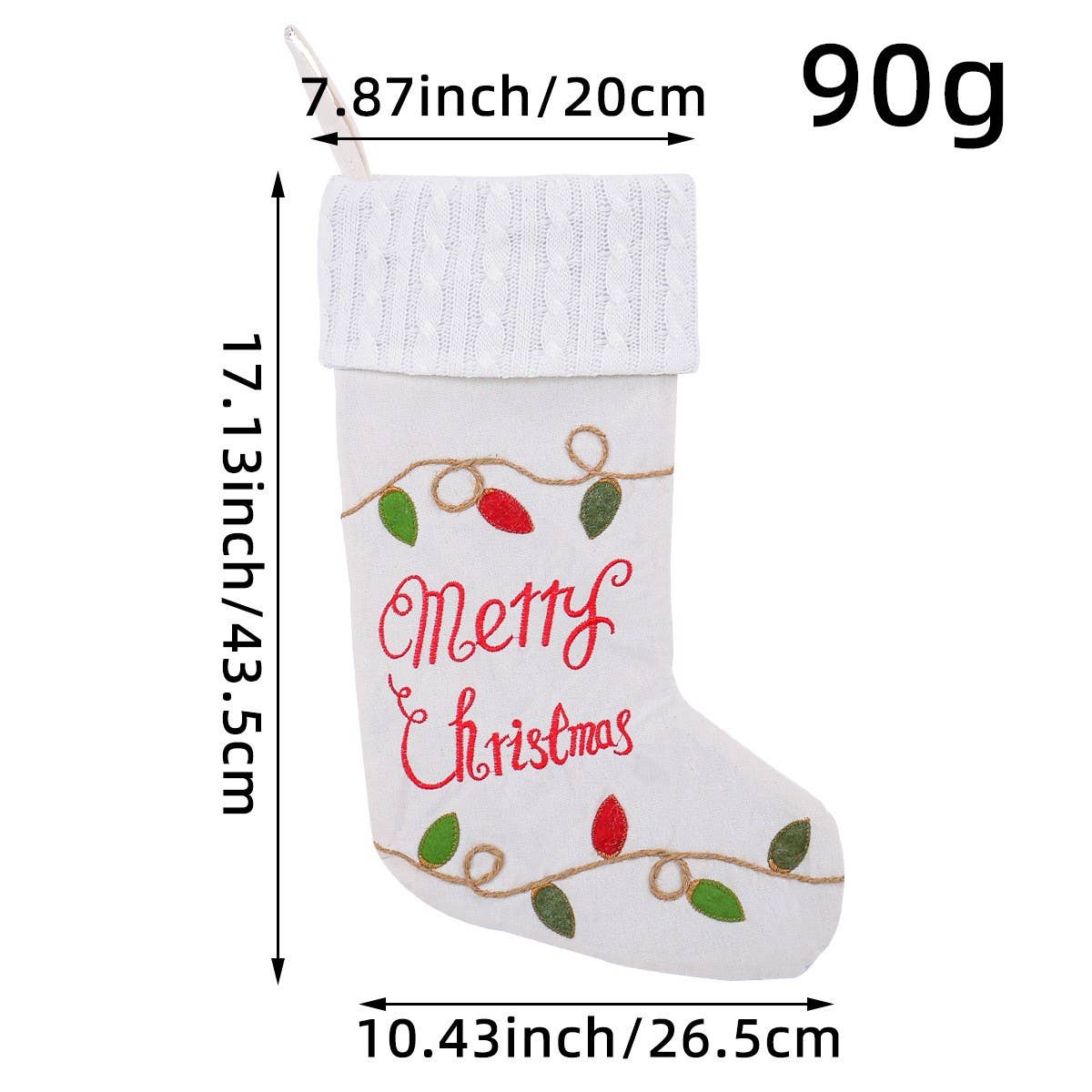 NEW CHRISTMAS KNITTED SOCKS CANDY BAG ORNAMENTS