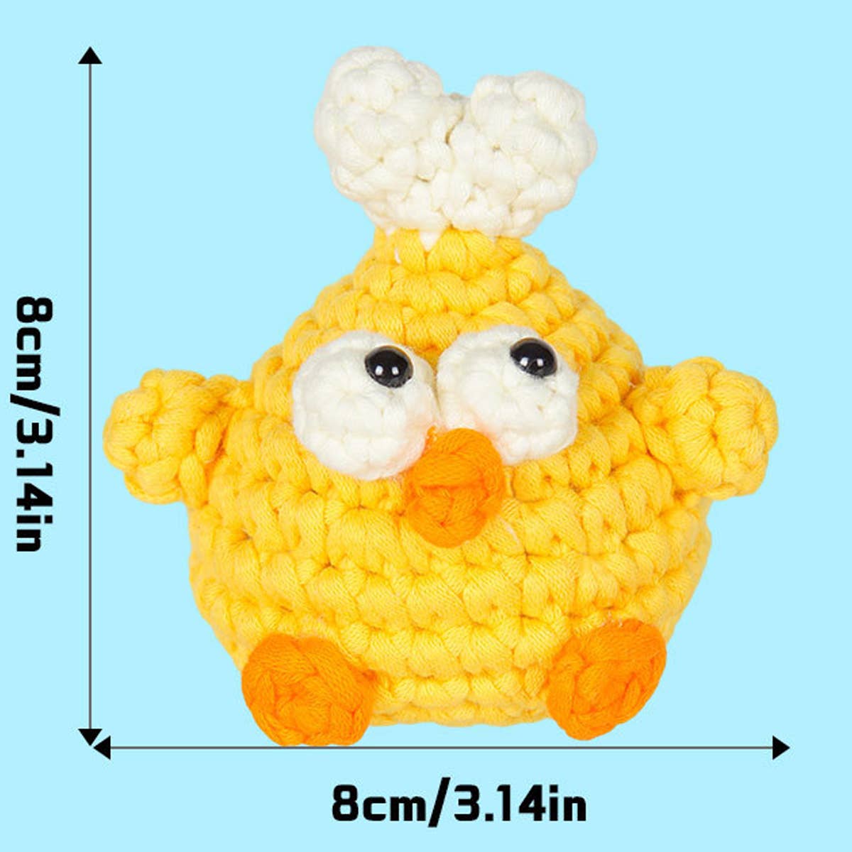 HANDMADE DIY KEYCHAIN CROCHET MATERIAL PACK