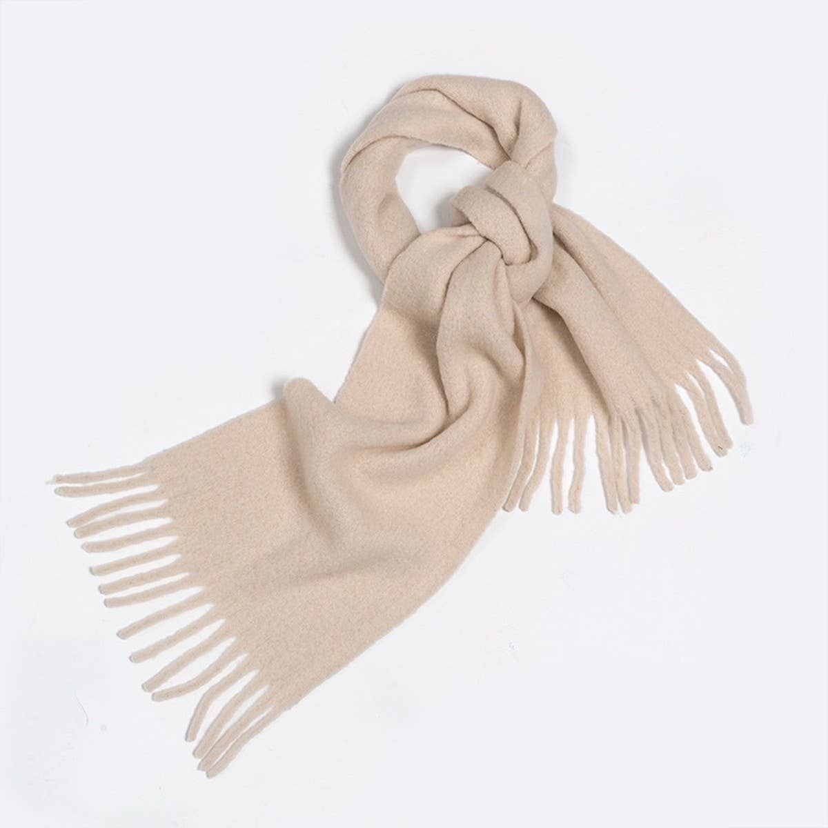 Blend Scarf ??75% Wool Thick Solid Neckwarmer_CWASC2283