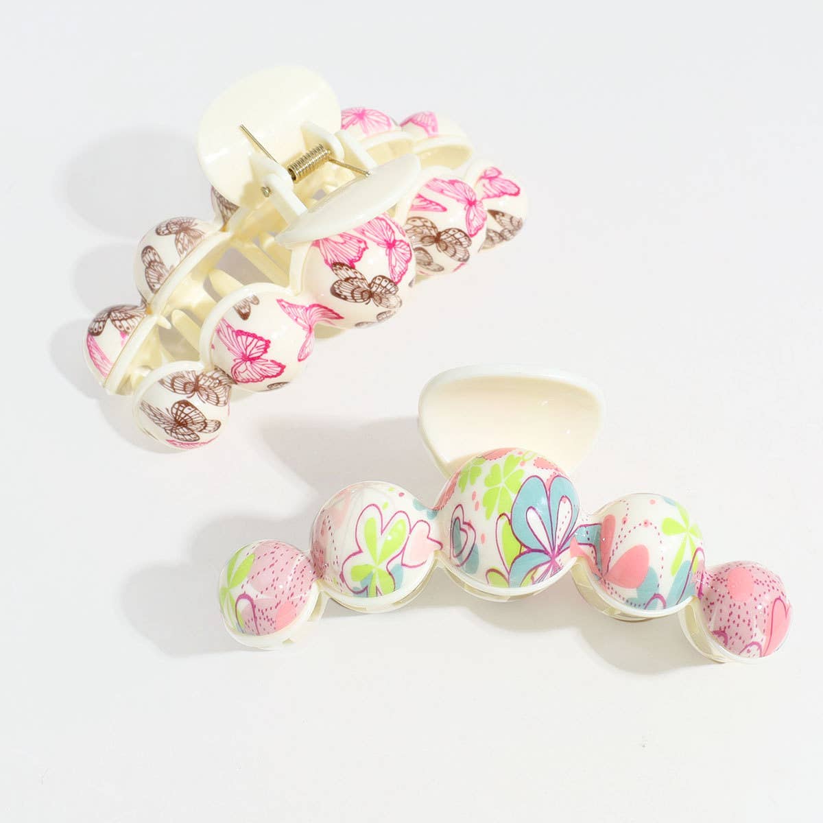 RETRO COLORFUL PRINT HAIRPIN_CWAHA2320