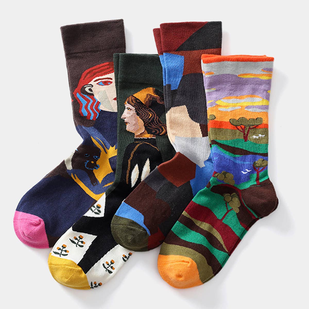 STREET SKATEBOARDING  MID TUBE TIDE SOCKS_CWMS0164