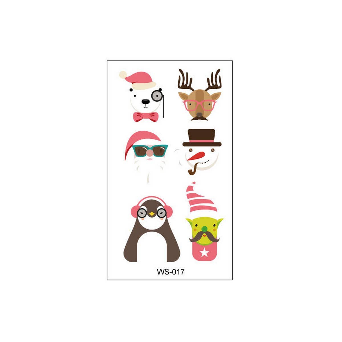 Kids Christmas Candle Tattoos for Holiday Party