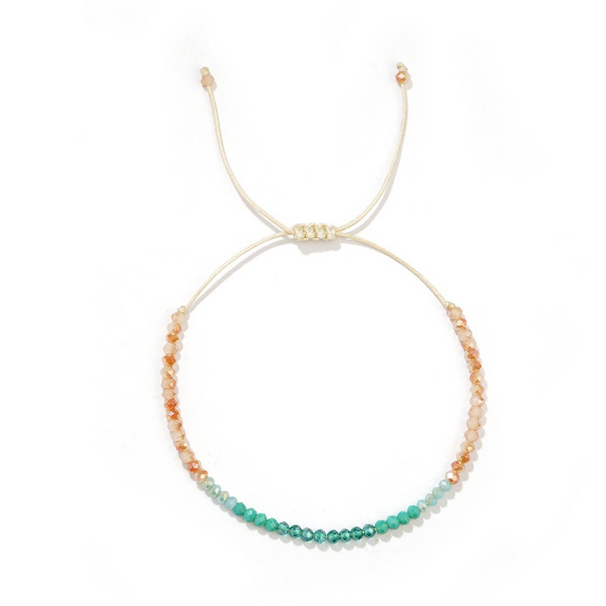 BOHEMIAN CRYSTAL ADJUSTABLE BRACELET_CWMM3880