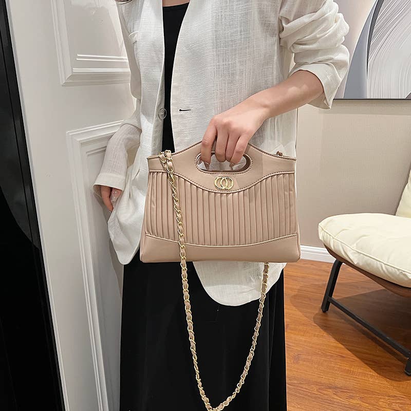 Fashionable diamond-shaped crossbody tote bag