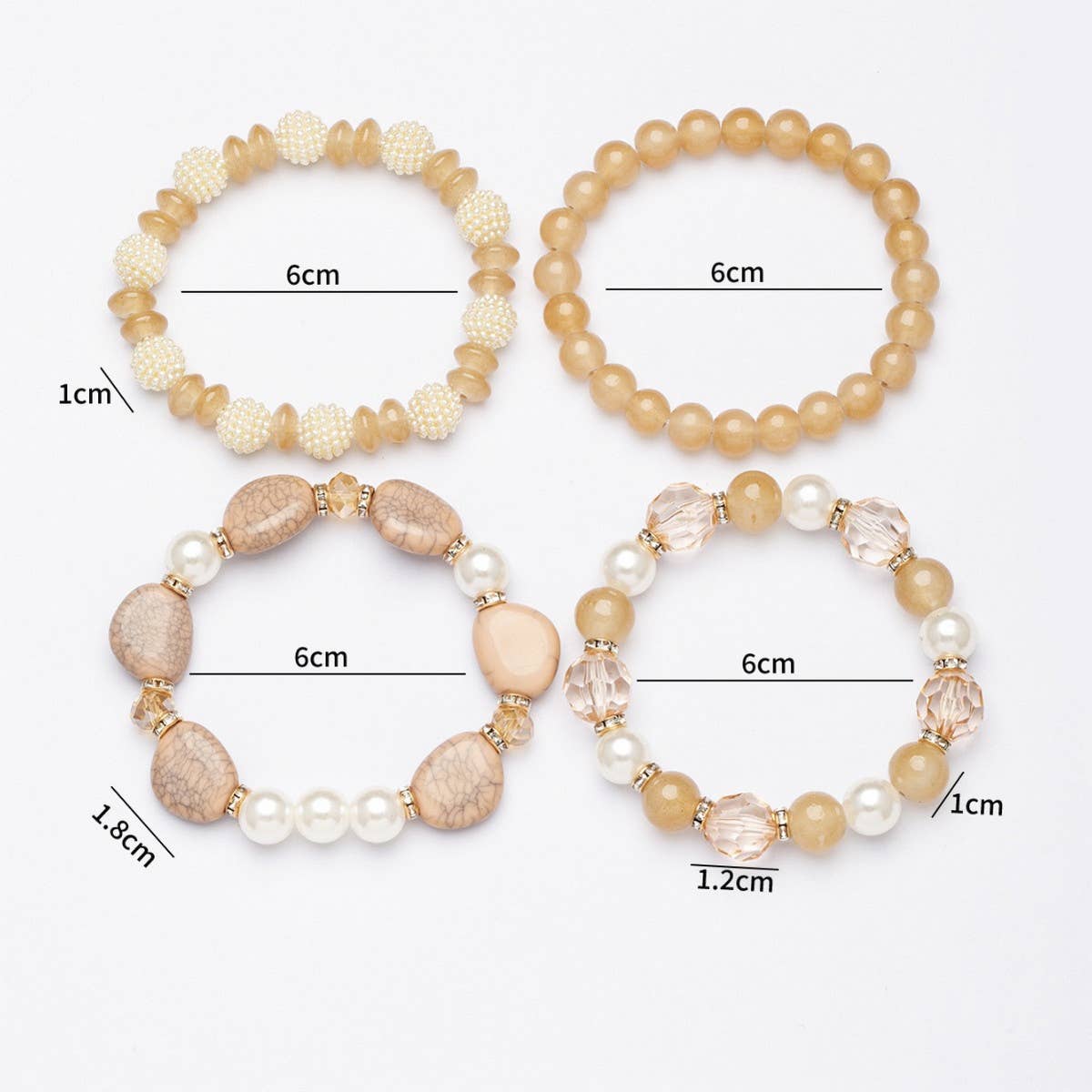 GLASS BEADS COLORFUL BRACELET