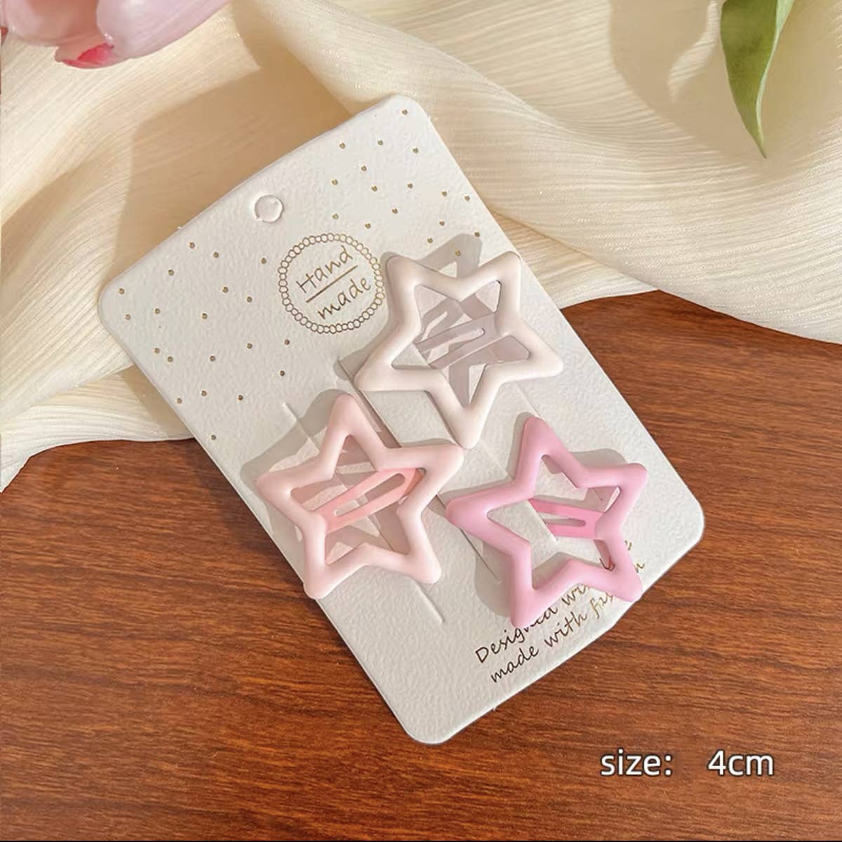 Amine hair clip Heart hair clip broken bangs