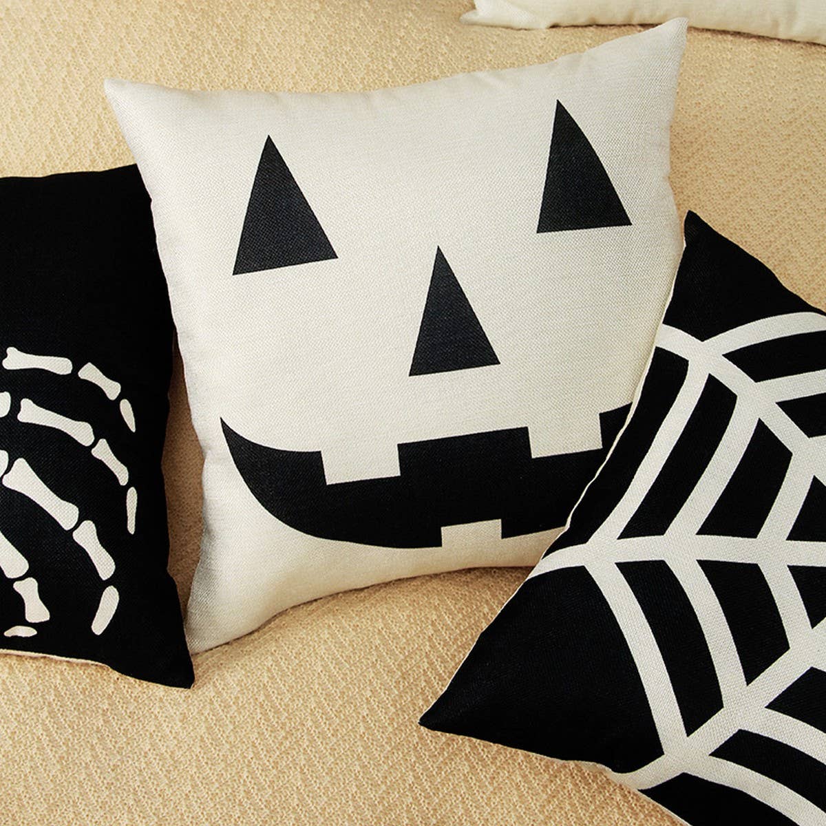 Halloween Linen Throw Pillow Cover for Sofa_CWAJE5309