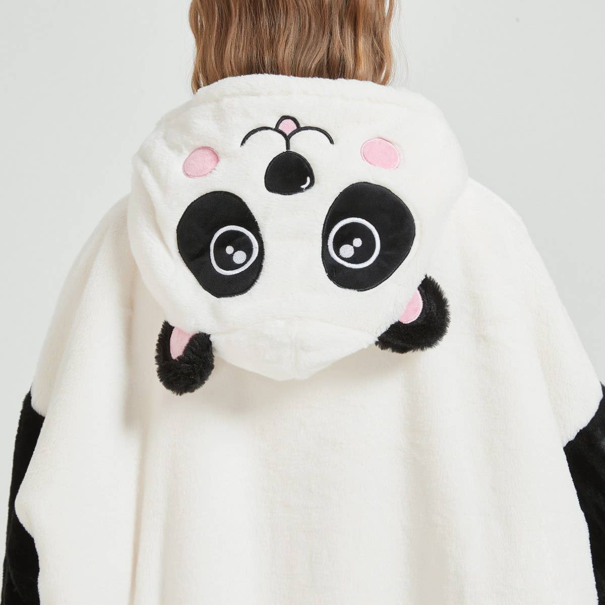 Couple¡¯s Panda Cartoon Long Sleeve Hoodie Pajamas