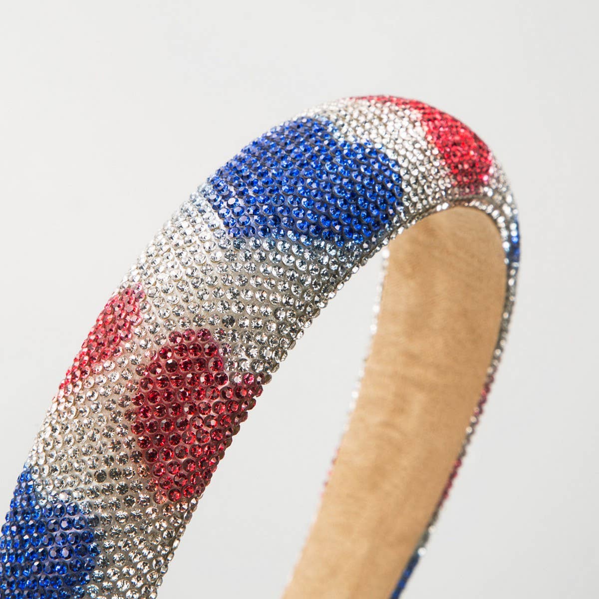 NEW AMERICAN FLAG FULL DIAMOND HEADBAND_CWAHA1260