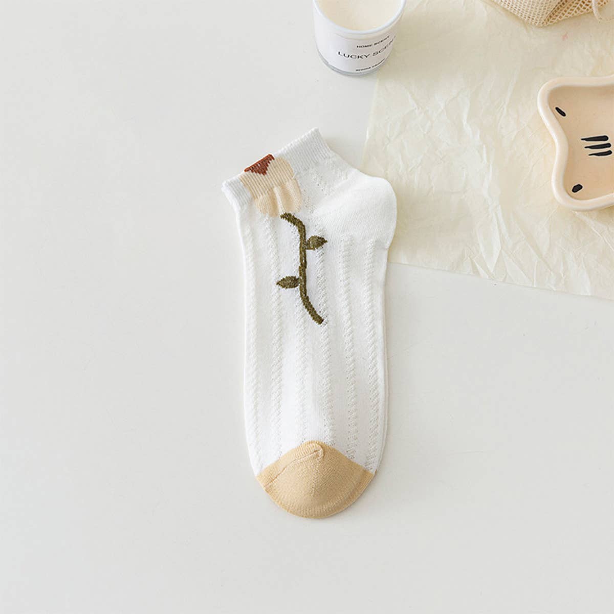 SUMMER THIN LACE INVISIBLE BOAT SOCKS