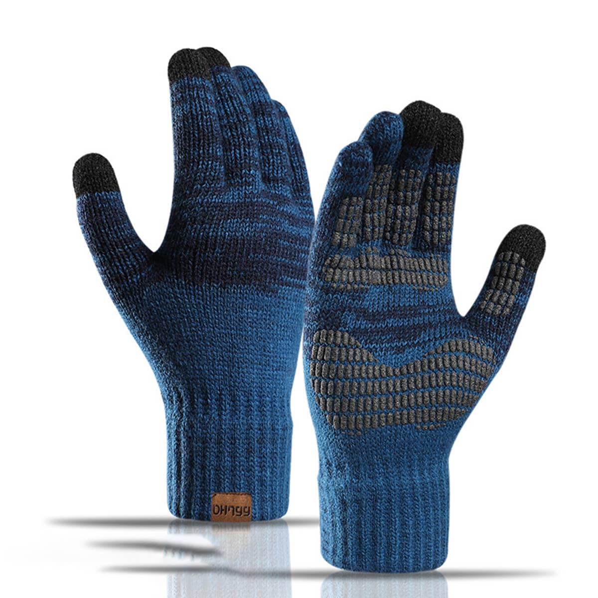 MEN'S COLORBLOCK OFFSET TOUCHSCREEN GLOVES