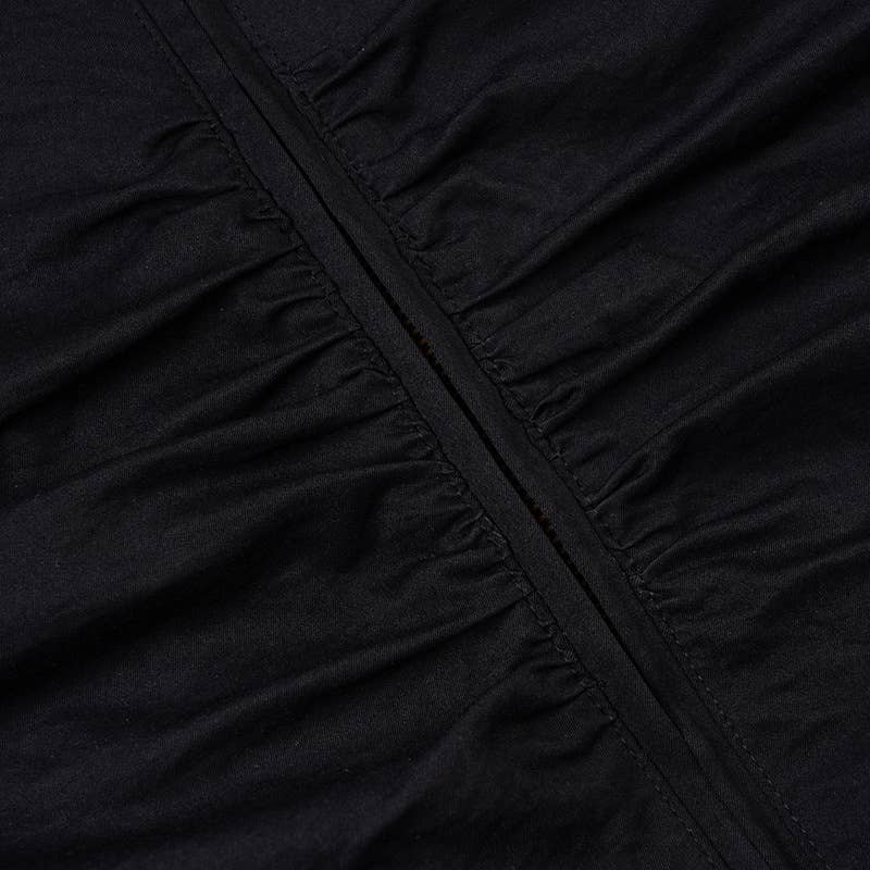 Street-style pleated casual woven jacket