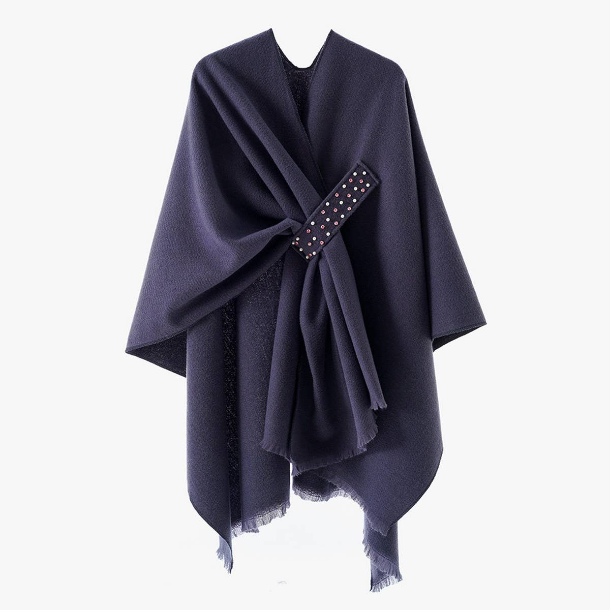 NEW STYLE DIAMOND SHAWL DESIGN SOLID COLOR SHAWL_CWMS1156