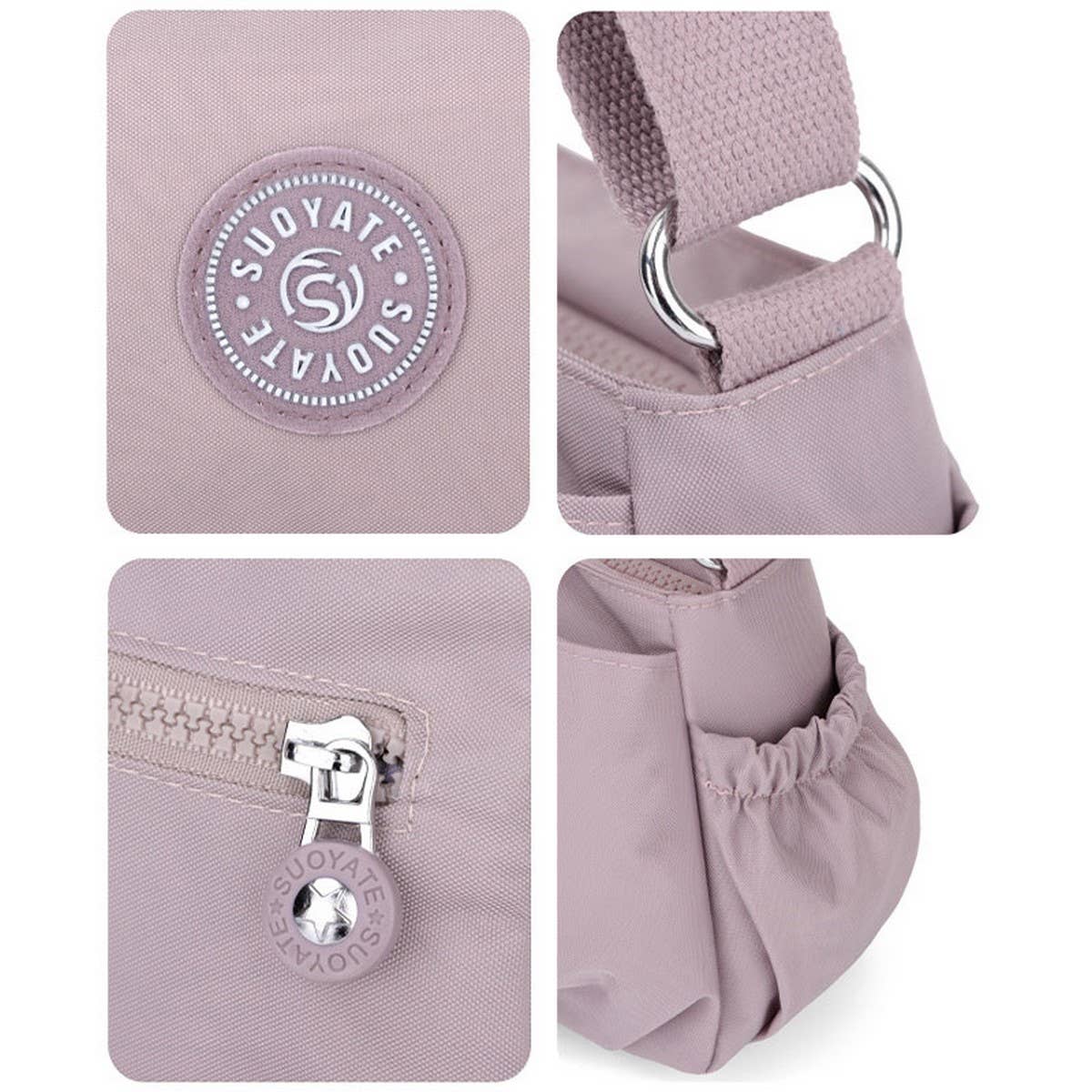 WATERPROOF FABRIC CASUAL SHOULDER MESSENGER BAG