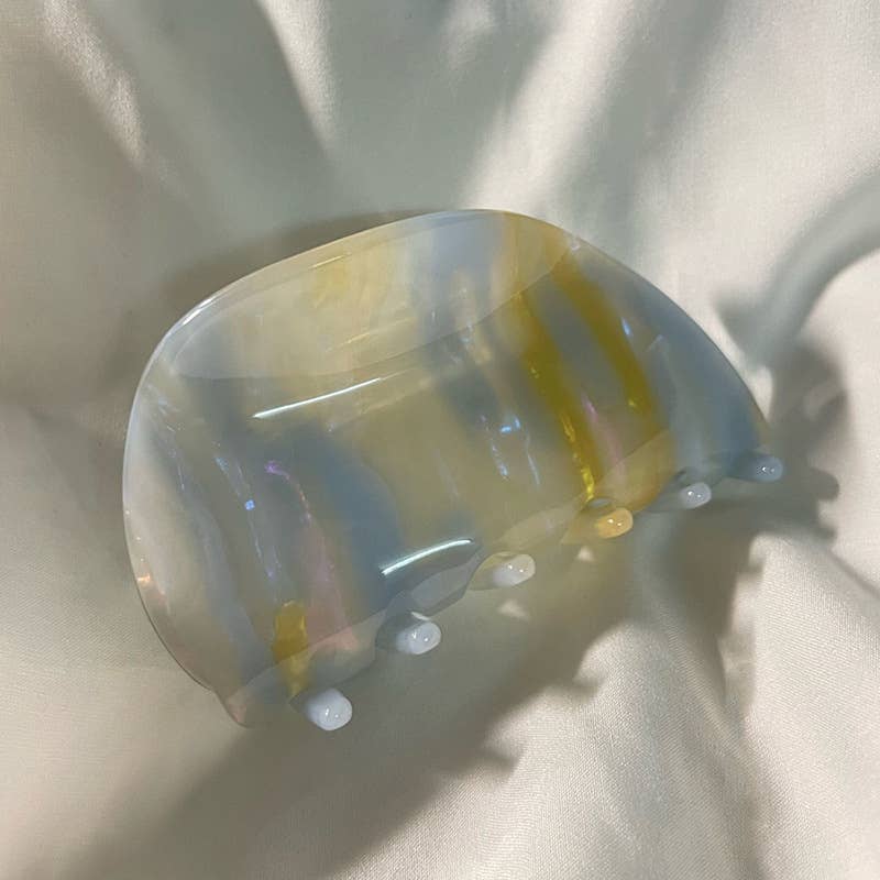 French Aurora Stunning Mermaid Acetate hair clip