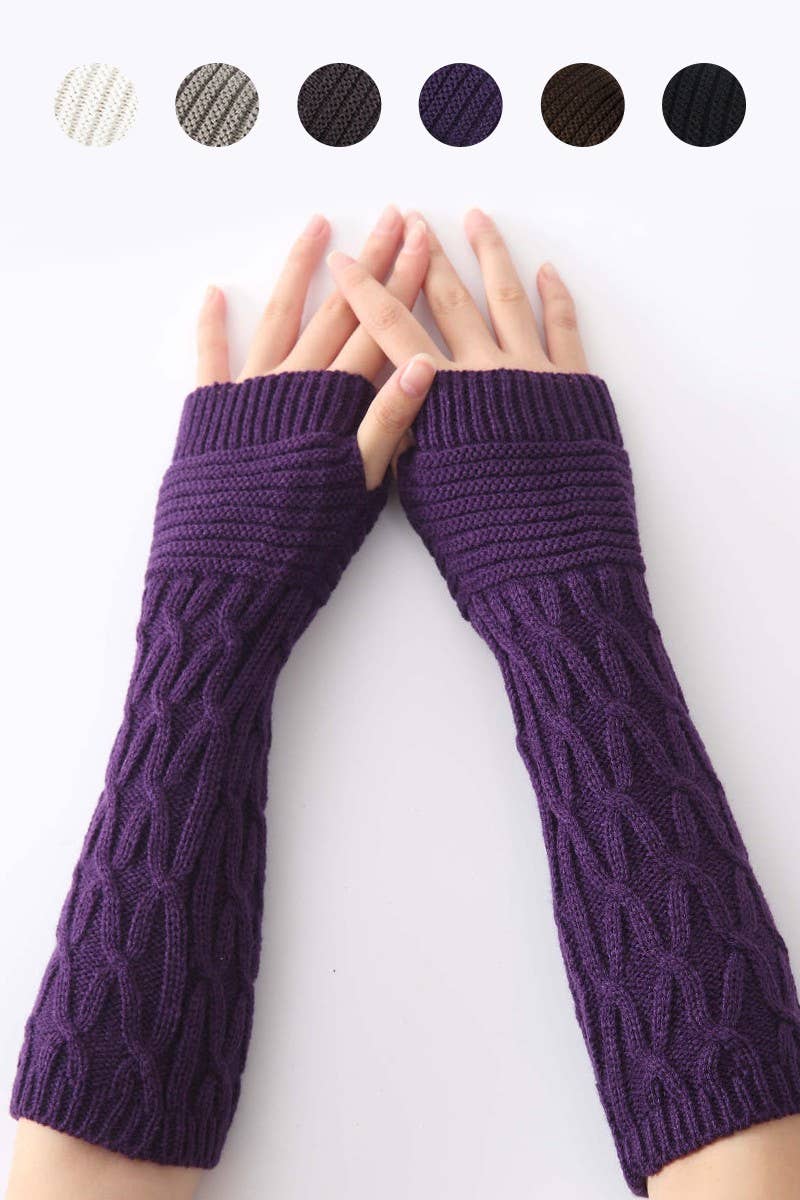 WINTER SOLID KNIT TRENDY HAND WARMERS_CWAG001