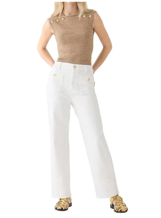 Stretch straight tube solid color casual pants