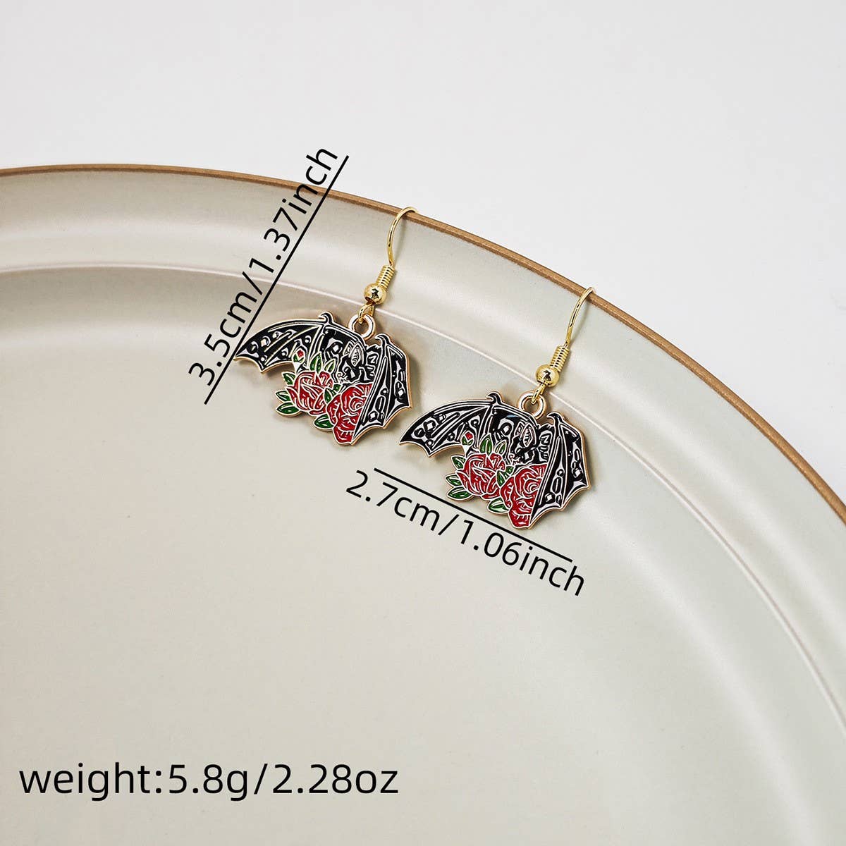 HALLOWEEN DARK FUNNY PERSONALITY EARRINGS