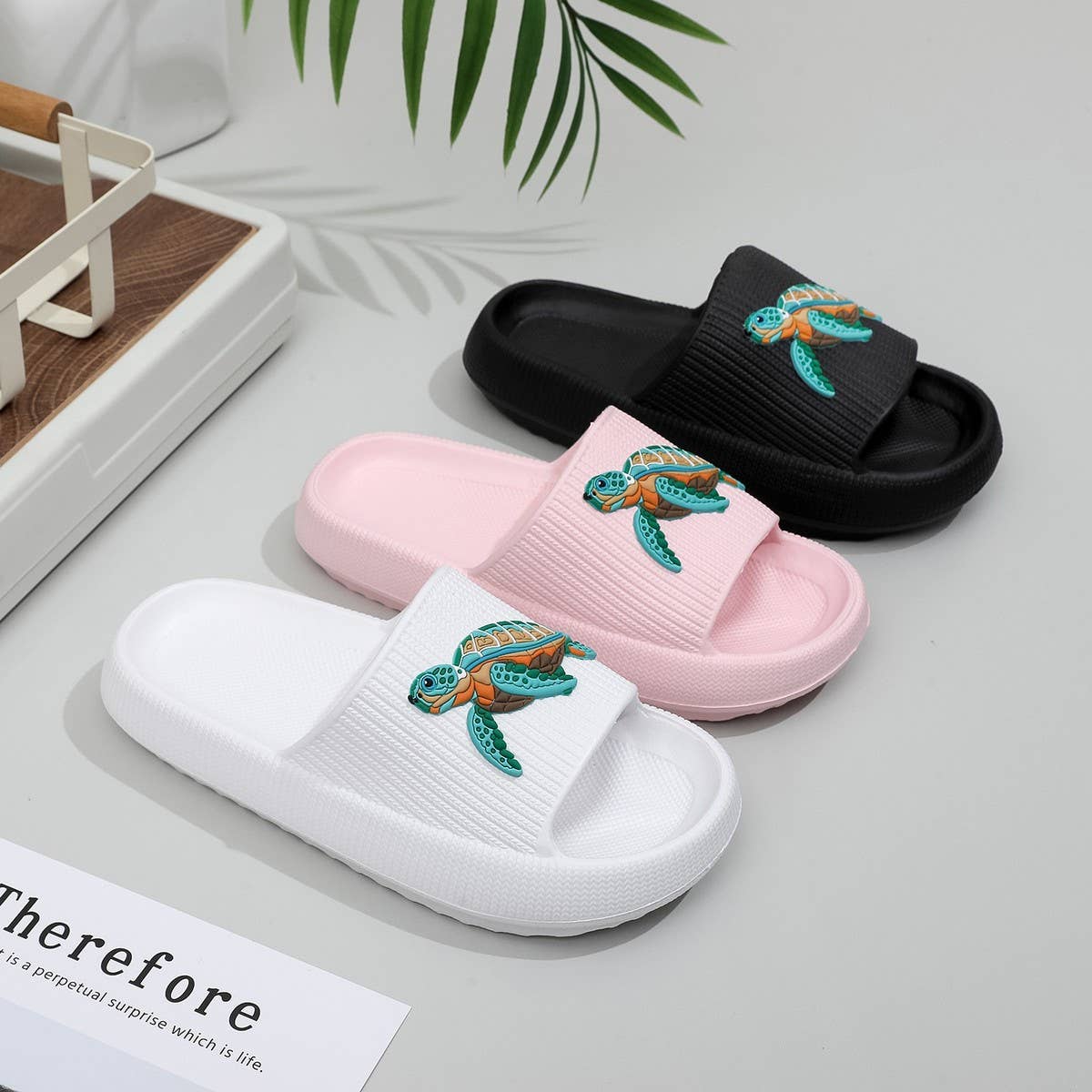 EVA Turtle Cartoon Slides Summer Beach Shoes_CWSHF00229