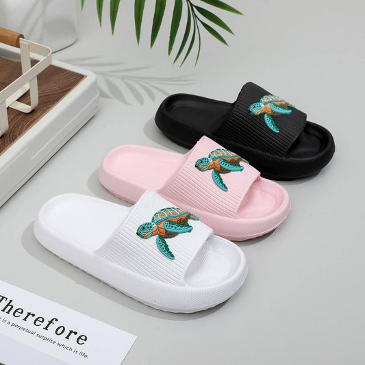 EVA Turtle Cartoon Slides Summer Beach Shoes_CWSHF00229