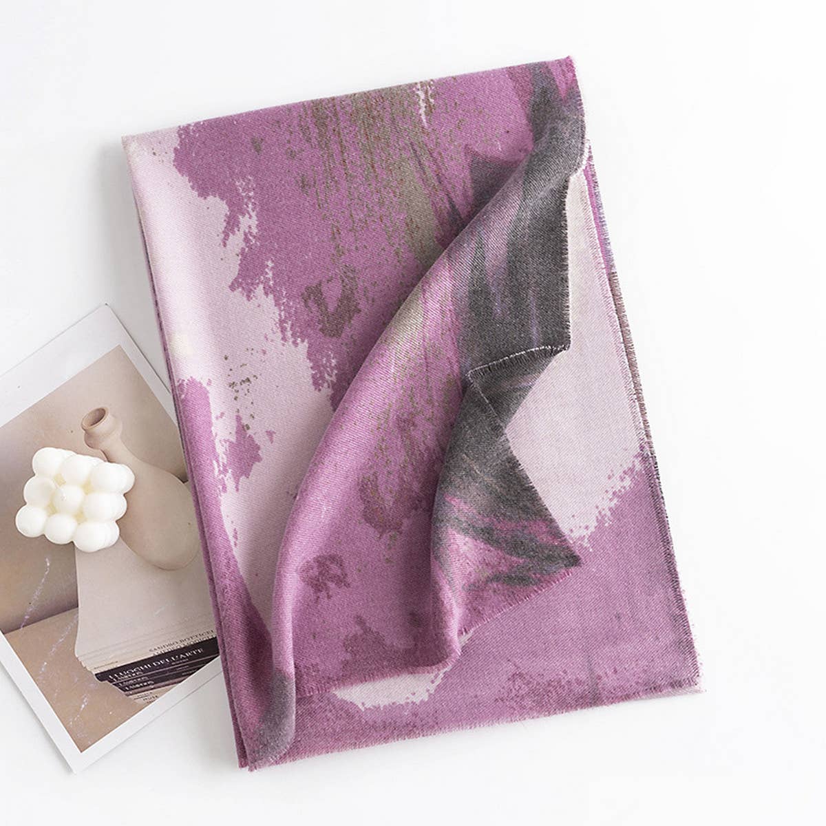 Ethnic Wave Pattern Scarf ??Soft Winter Wrap_CWASC0469