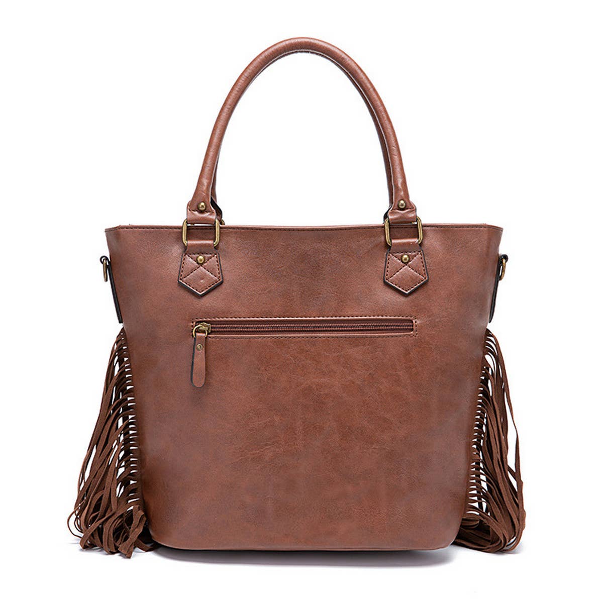 VINTAGE HAND-WOVEN FLOW BEARD SHOULDER BAG_CWAB2600