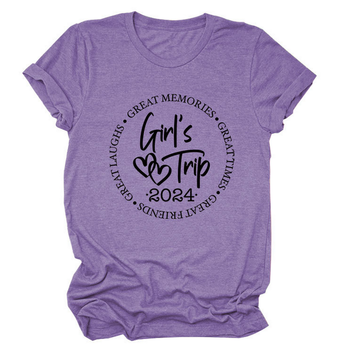 Women??¢s Casual Crew Neck T-Shirt, Loose Fit_CWTTS1471