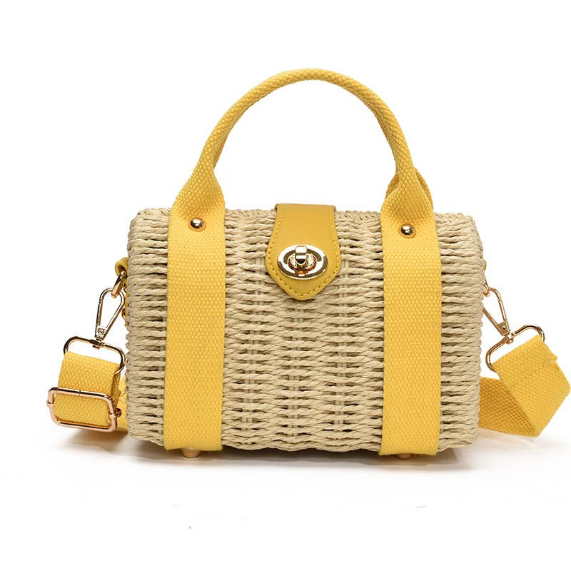 Artistic beach versatile hand-held crossbody bag