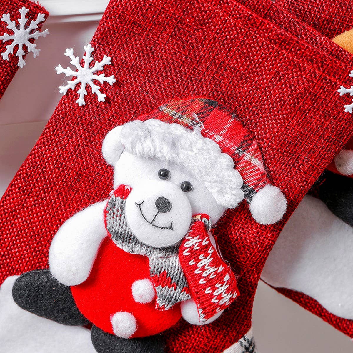 CHRISTMAS STOCKING CANDY GIFT BAG LARGE DECORATION
