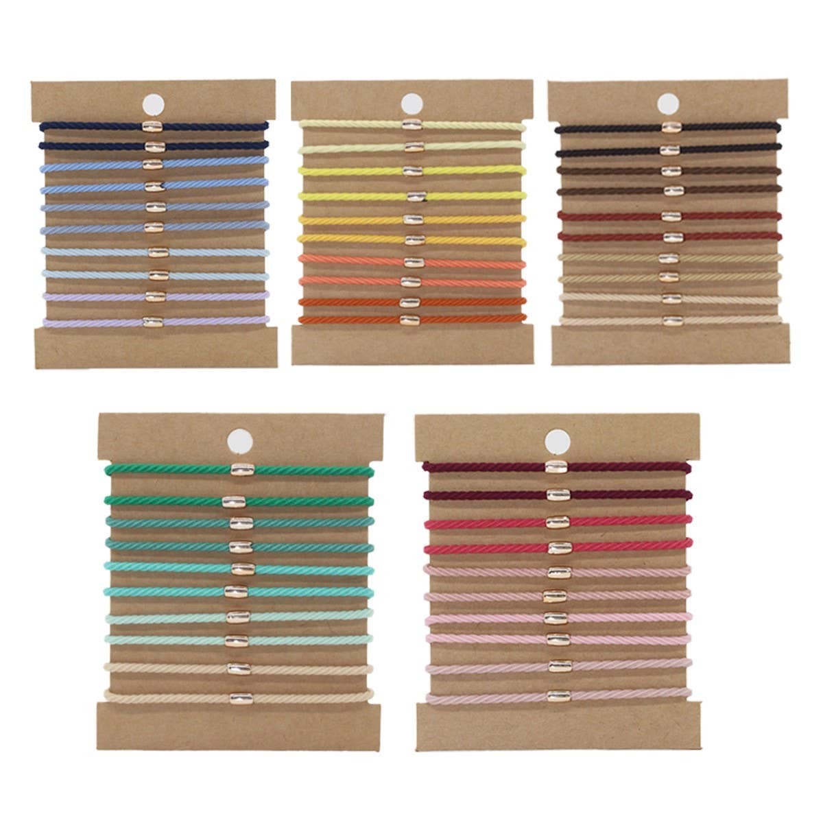 10-PIECE GRADIENT COLOR PALETTE HAIR SCRUNCHIES_CWAHA2717