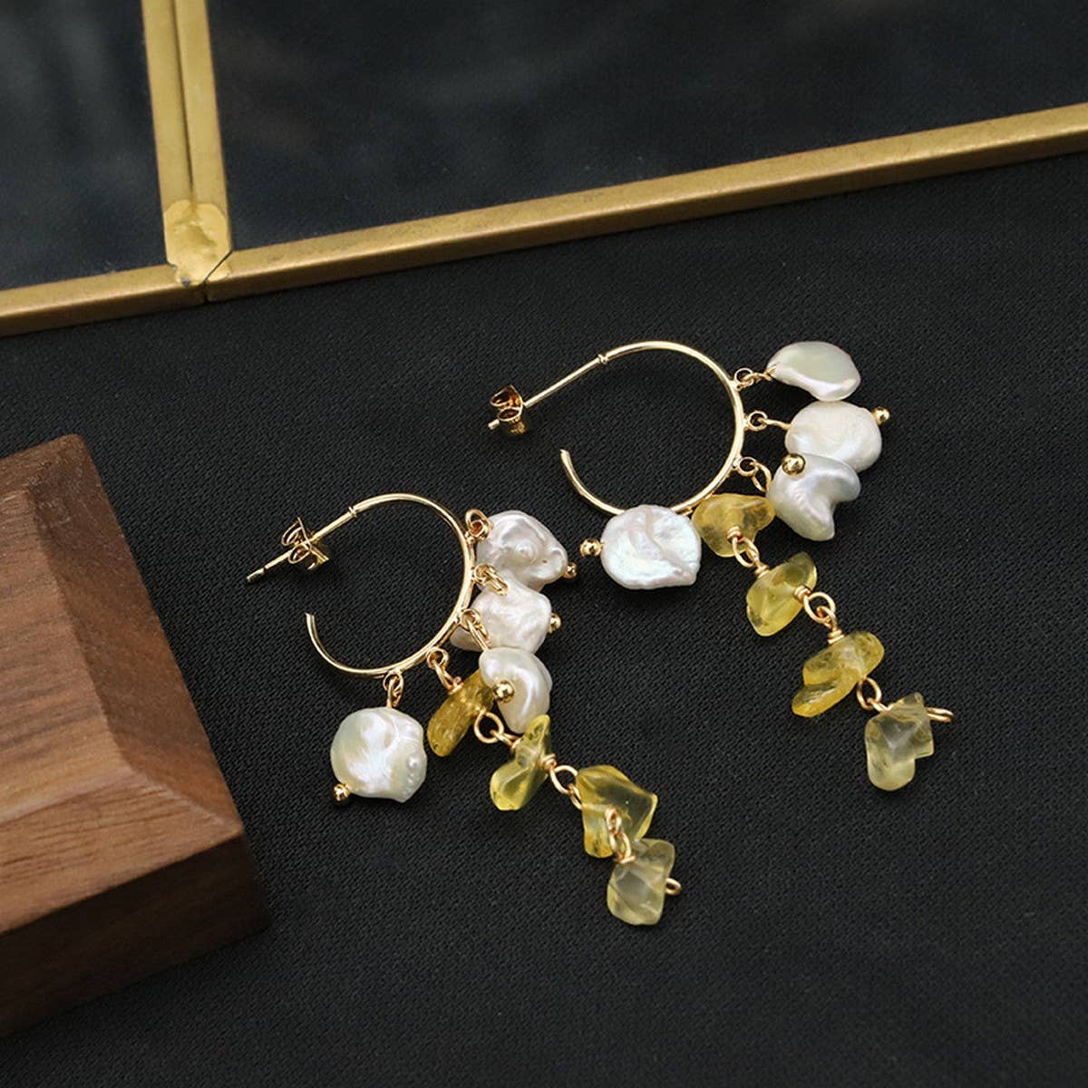 WOMEN'S HIGH-END NATURAL PEARL EARRINGS