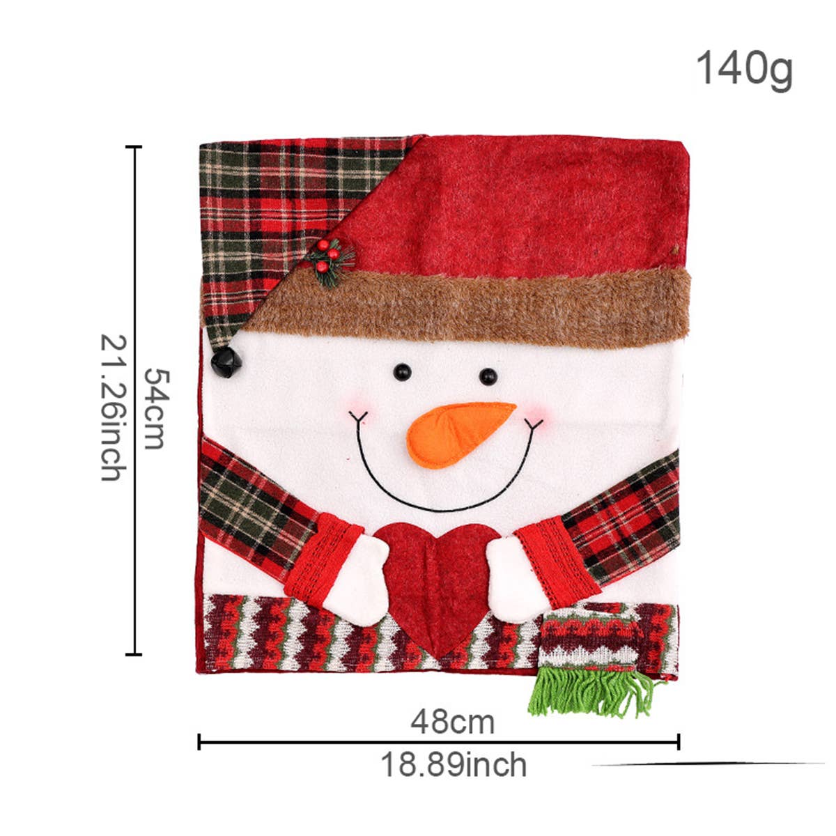 CWMM9405_CHRISTMAS DECORATIVE CHAIR COVER HOME DECOR