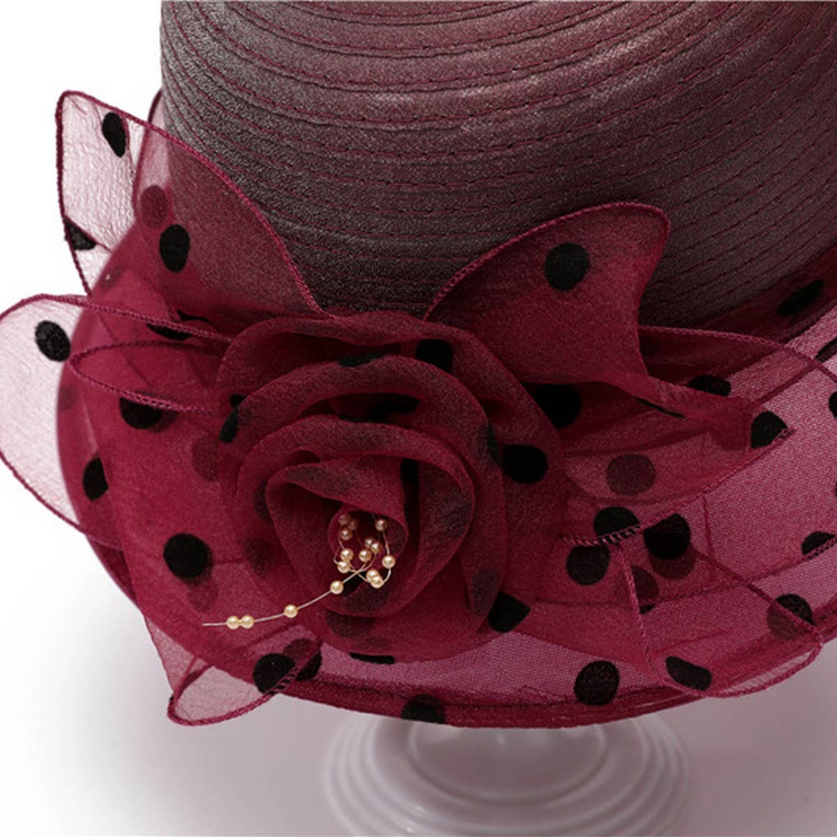 FLOWER HAT,ELEGANT SUN PROTECTION HAT_CWAH1449