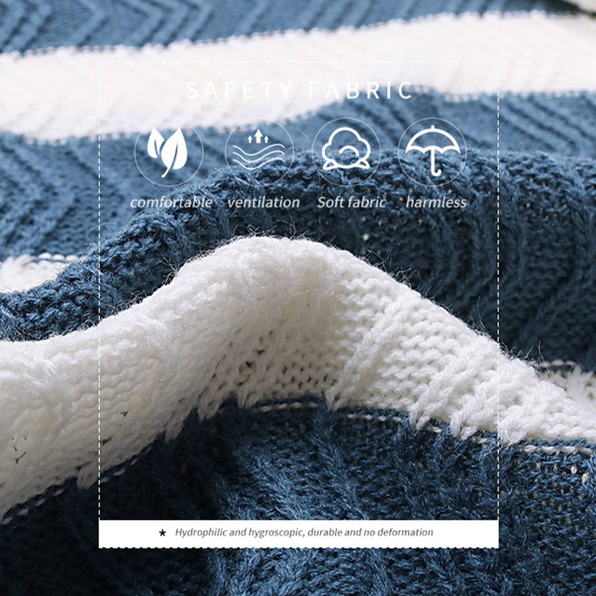 STRIPED KNIT SWEATER IN CONTRASTING COLORS