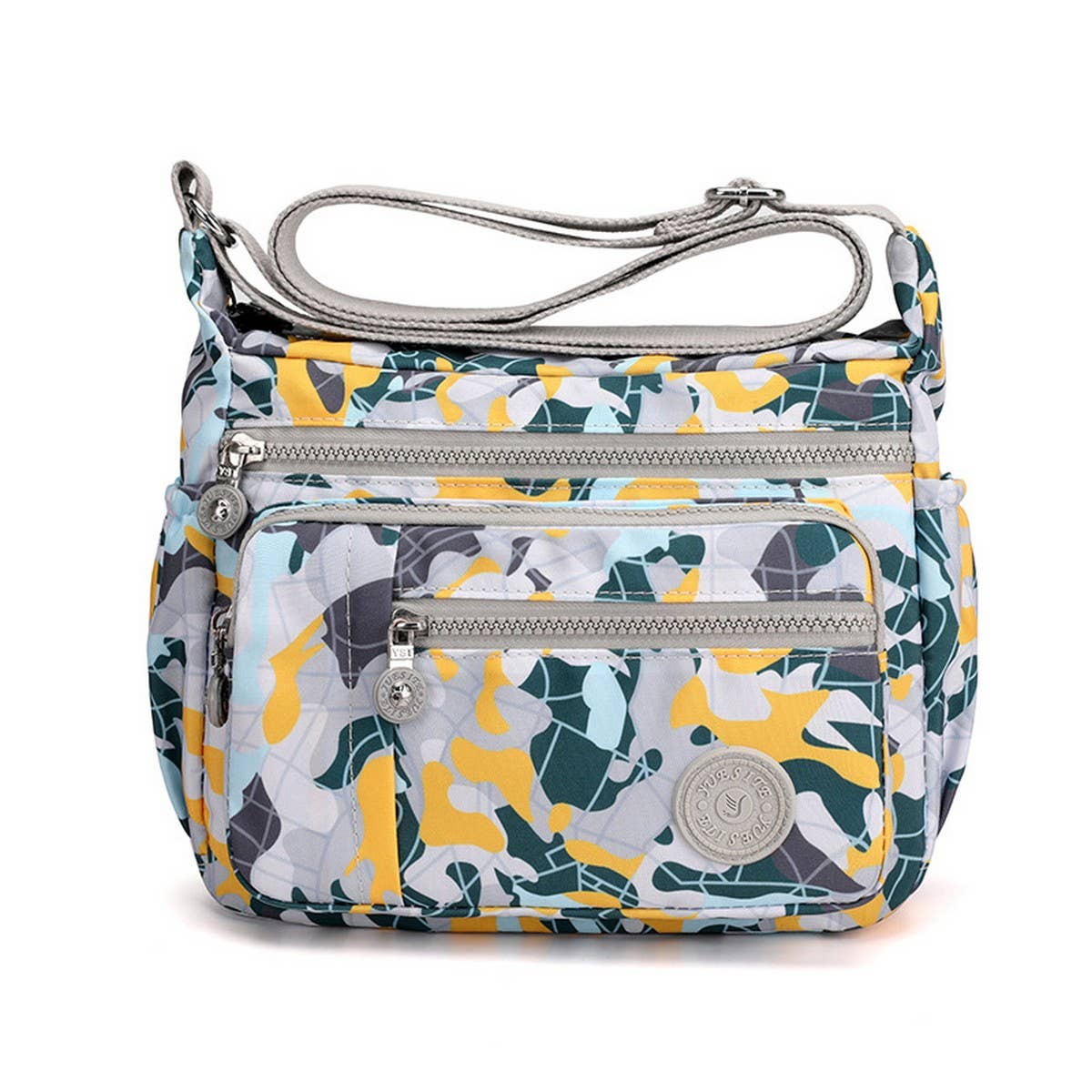 SIMPLE FASHIONABLE NYLON CROSSBODY SHOULDER BAG_CWASC1734