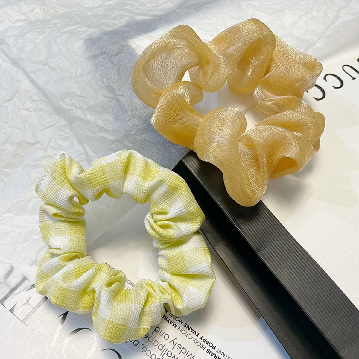 RETRO SIMPLE LARGE INTESTINE HAIR TIE_CWAHA0762