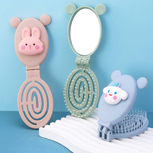 CUTE CARTOON PORTABLE FOLDING COMB