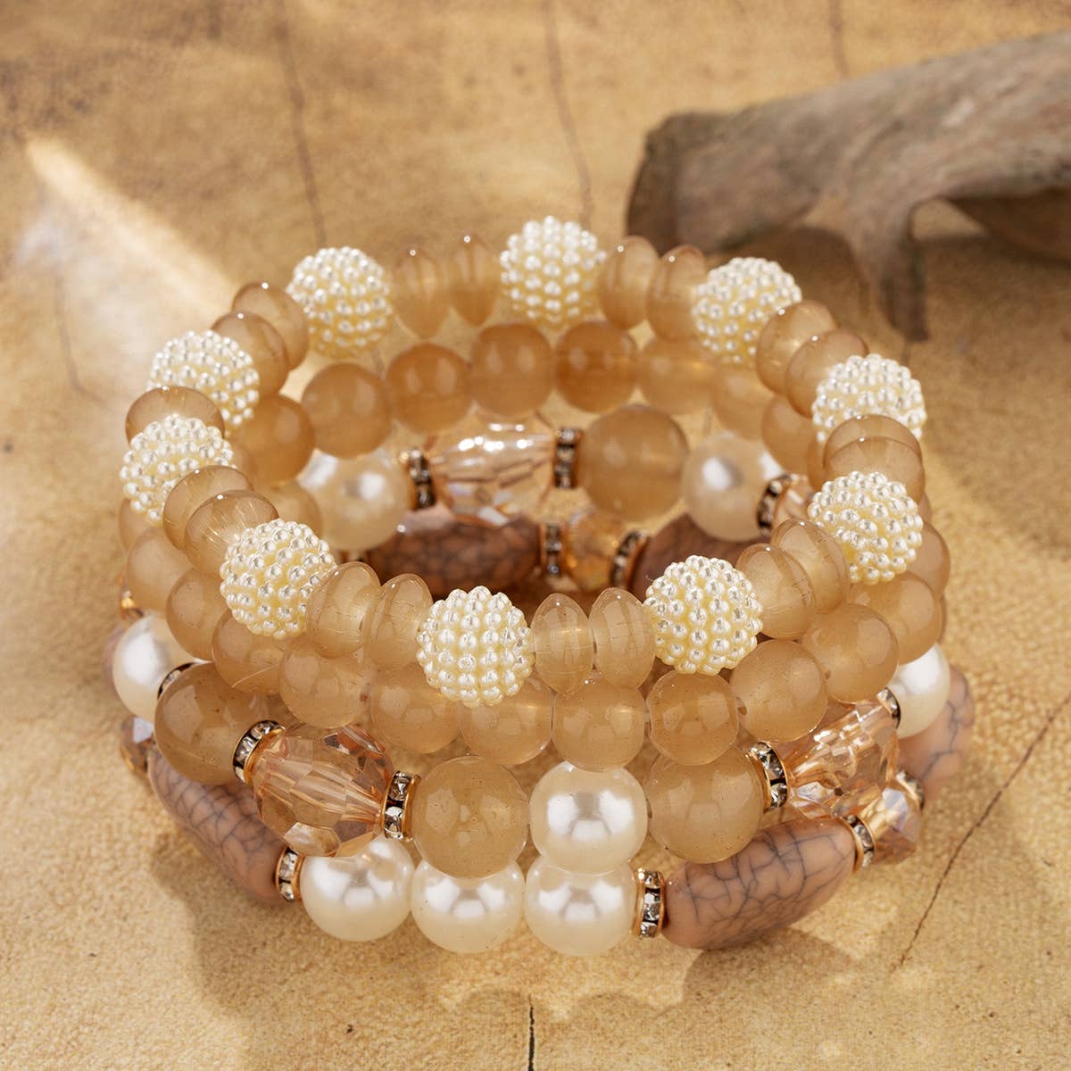 GLASS BEADS COLORFUL BRACELET