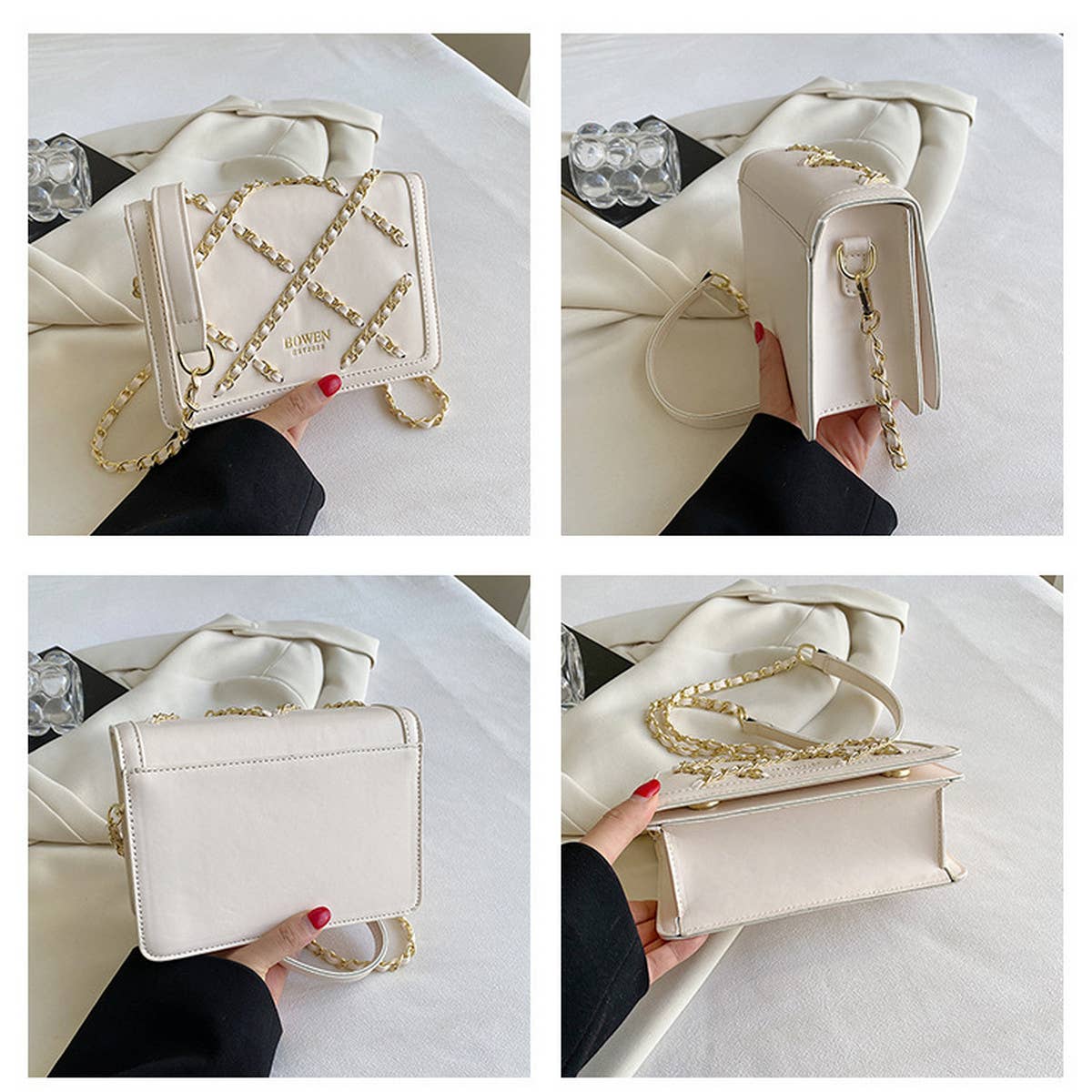 WOMEN BRAIDED CHAIN CROSSBODY BAG_CWAB1558