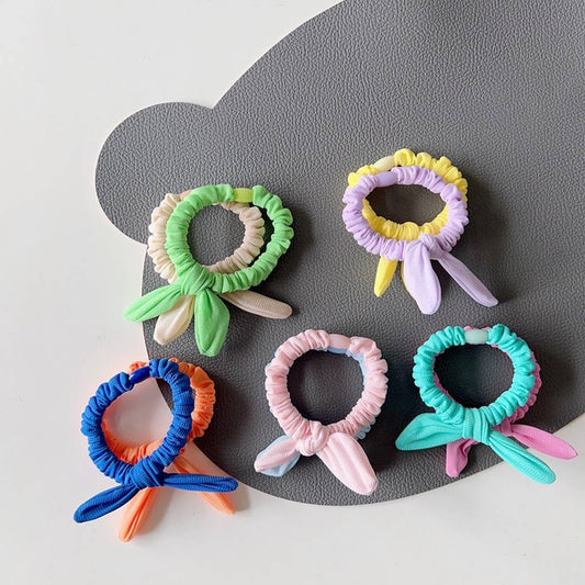 NEW COLOR MATCHING BOW HAIR RING HAIR ROPE