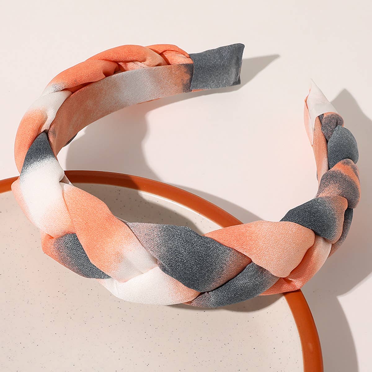 COLOR BLOCK BRAIDED HEADBAND_CWAHA0229