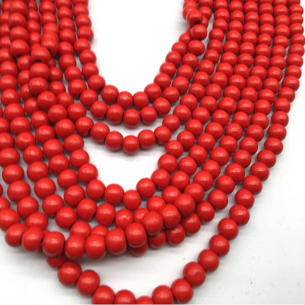 BOHEMIAN MULTI-LAYERED WOODEN BEADS NECKLACE_CWMM4737